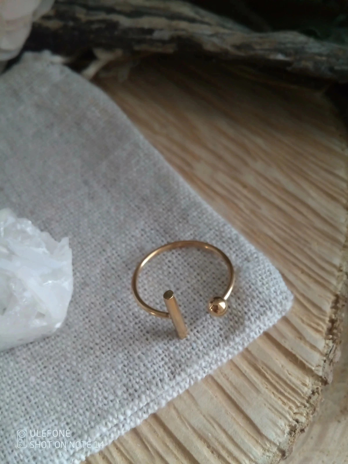 Bague fine et épurée en acier inoxydable – photo 3